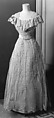 Dress, cotton, American